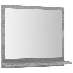 vidaXL Miroir de bain Sonoma gris 40x10,5x37 cm Bois d'ing&eacute;nierie