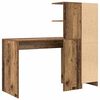 vidaXL Bureau 2 pcs Bois ancien