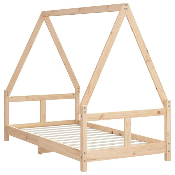vidaXL Cadre de lit pour enfant 80x160 cm bois de pin massif