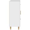 vidaXL Buffet blanc 69,5x34x90 cm bois d'ingénierie