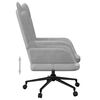 vidaXL Chaise de relaxation Gris clair Tissu
