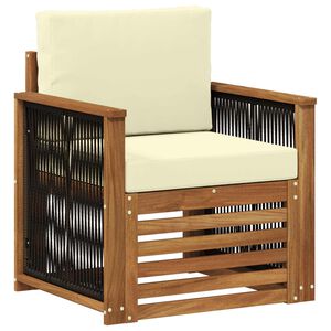 vidaXL Sofa de milieu ext&eacute;rieur Naturel