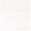 vidaXL Dessus de table blanc 50x50x2,5 cm bois de pin massif