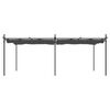 vidaXL Pergola avec toit rétractable anthracite 589x292x230 cm