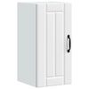 vidaXL Armoire murale de cuisine Lucca blanc bois d'ing&eacute;nierie