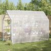vidaXL B&acirc;che avec &oelig;illets Transparent 3 x 4 m Poly&eacute;thyl&egrave;ne