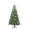 vidaXL Sapin de No&euml;l avec 150 LED avec support Vert 120 cm PVC