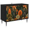 vidaXL Meuble TV ZAANDAM 69 x 33 x 50,5 cm Ch&ecirc;ne noir
