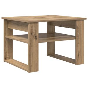 vidaXL Table basse Ch&ecirc;ne artisanal 64 x 54 x 44 cm Bois d'ing&eacute;nierie
