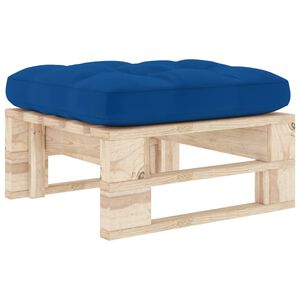vidaXL Pouf palette de jardin bois de pin impr&eacute;gn&eacute;