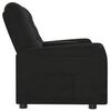 vidaXL Fauteuil de massage inclinable et porte-gobelet 2 places noir