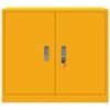 vidaXL Armoire de rangement Jaune moutarde 80 x 40 x 70 cm Acier