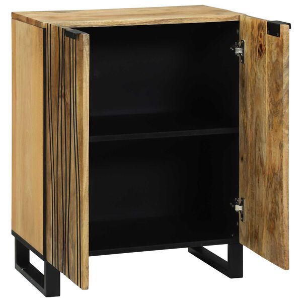 vidaXL Buffet Marron 60 x 33.5 x 75 cm Bois de manguier massif