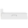 vidaXL Lit avec rangement et matelas Blanc pur 90 x 190 cm Simili cuir
