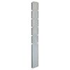 vidaXL Poteau de cl&ocirc;ture en gabion argent&eacute; 160 cm acier galvanis&eacute;