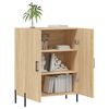 vidaXL Buffet ch&ecirc;ne sonoma 69,5x34x90 cm bois d'ing&eacute;nierie