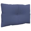 vidaXL Ensemble de coussins en palette bleu marine 60x38x13 cm tissu