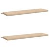 vidaXL Coussins de Banc SOEST 2 pc 100 % polyester Cr&egrave;me