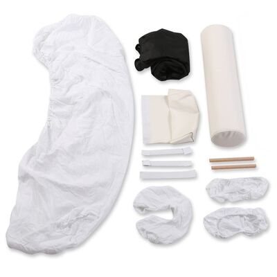 vidaXL Kit d'accessoires pour tables de massage