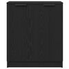 vidaXL Buffet 3 pcs Ch&ecirc;ne noir 180 x 30 x 70 cm Bois d'ing&eacute;nierie