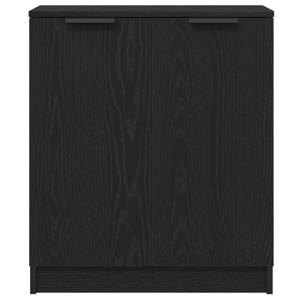 vidaXL Buffet 3 pcs Ch&ecirc;ne noir 180 x 30 x 70 cm Bois d'ing&eacute;nierie