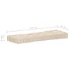 vidaXL Coussins de plancher de palette lot de 3 Beige Coton