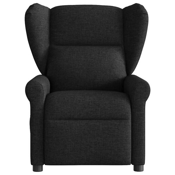 vidaXL Fauteuil inclinable &eacute;lectrique Noir Tissu