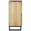 vidaXL Buffet Marron 60 x 33 x 75 cm bois de manguier massif