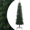 vidaXL Artificial Slim Christmas Tree 120 cm PE et PVC Vert