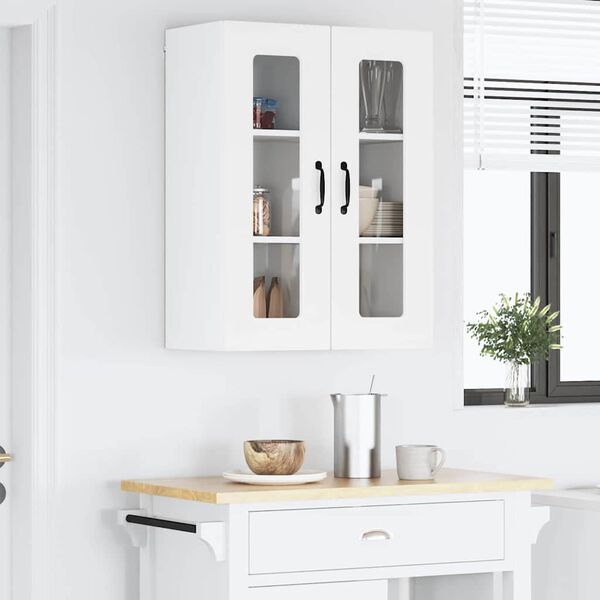 vidaXL Armoire de cuisine avec stockage Kalmar Blanc 60 x 31 x 80 cm