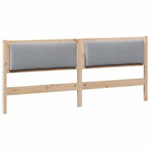vidaXL T&ecirc;te de lit Autre Marron 200 cm Bois massif en pin