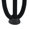 vidaXL Pieds en &eacute;pingle &agrave; cheveux pour table basse 4 pi&egrave;ces Noir 10 cm Acier massif