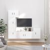 vidaXL Ensemble de meubles TV 5 pcs Blanc Bois d'ing&eacute;nierie