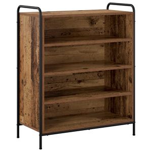 vidaXL Cabinet &agrave; chaussures 76 x 36,5 x 93 cm Bois d'ing&eacute;nierie