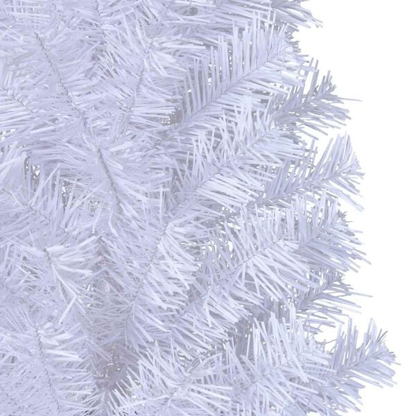 vidaXL Arbre de No&euml;l artificiel avec branches &eacute;paisses blanc 120cm PVC