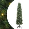 vidaXL Sapin de No&euml;l artificiel Vert 240 cm PVC et acier et plastique
