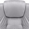 vidaXL Chaise de bureau de massage Gris clair Velours