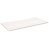 vidaXL Dessus de bureau blanc 100x50x2,5 cm bois massif de pin