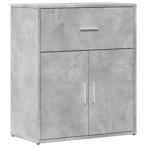 vidaXL Buffet gris b&eacute;ton 60x31x70 cm bois d'ing&eacute;nierie