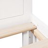 vidaXL Cadre de lit sans matelas avec tête de lit blanc 120x200 cm pin