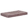 vidaXL Coussins de plancher de palette lot de 2 Coton Taupe