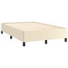 vidaXL Cadre de lit sans matelas cr&egrave;me 120x190 cm similicuir