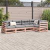 vidaXL Salon de jardin 5 pcs et coussins bois massif sapin de douglas