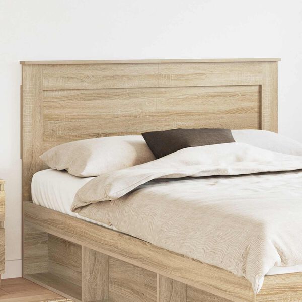 vidaXL T&ecirc;te de lit Ch&ecirc;ne Sonoma 150 cm Bois d'ing&eacute;nierie