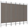 vidaXL Cloison de s&eacute;paration 6 panneaux Anthracite 240x220 cm Tissu