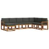 vidaXL Ensemble de canap&eacute;s d'ext&eacute;rieur 8 pcs Naturel et Anthracite