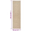 vidaXL Tapis ZIZUR 80x250 cm aspect de jute int&eacute;rieur et ext&eacute;rieur