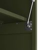 vidaXL Armoire murale pour garage Vert olive 60 x 40 x 53 cm