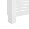 vidaXL Cache-radiateurs 2 pcs Blanc 152x19x81,5 cm MDF