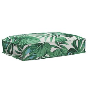vidaXL Coussin Feuille Motif feuille 60 x 40 x 8 cm Tissu Oxford